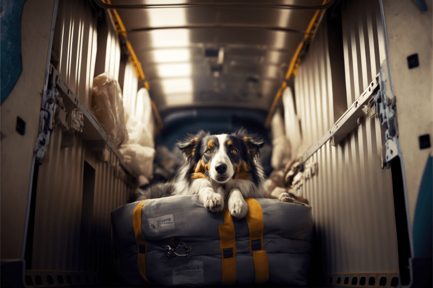  dogs and cats cargo travel on planes